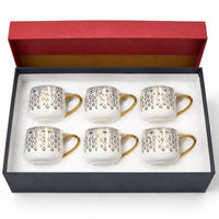 Gold leaf mug set