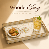 Golden Royale Tree 3Pcs Tray Set