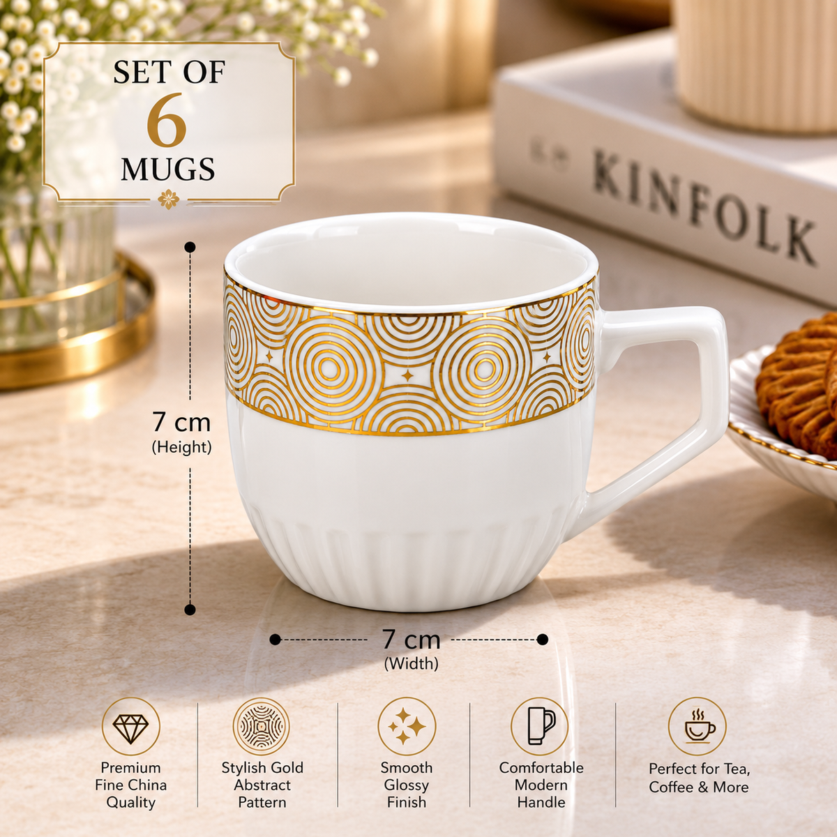 Zen Circle Mug Set