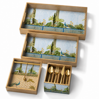 Royal Peacock Garden Combo 4Pc Set