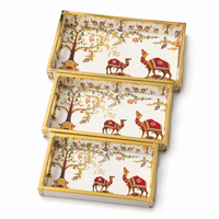 Royal Caravan Heritage  3Pcs Tray Set