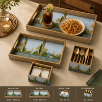 Royal Peacock Garden Combo 4Pc Set
