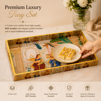 Royale Lotus Palace 3Pcs Tray Set