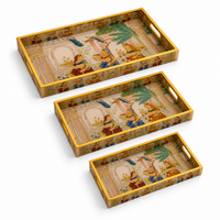 Royale Lotus Palace 3Pcs Tray Set