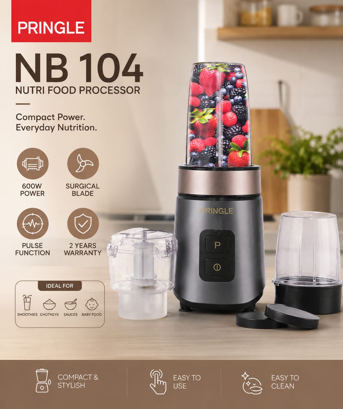 Pringle Nb104 Food Processor