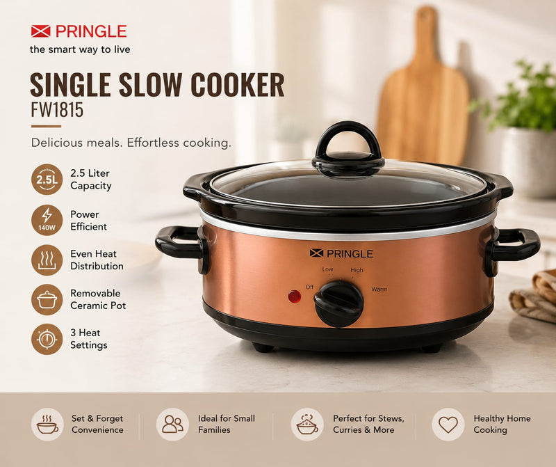 pringle fw1815 2.5ltr slow cooker