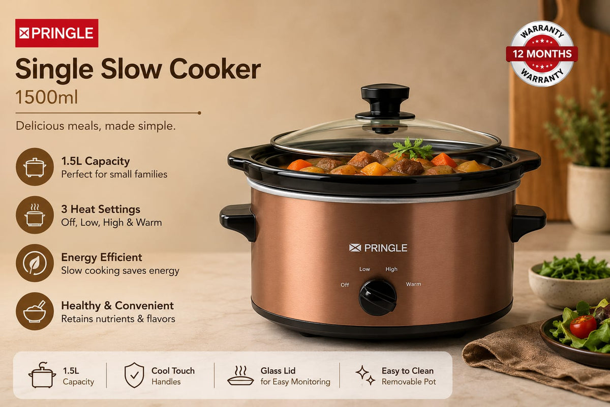 Pringle single slow cooker 1500ml