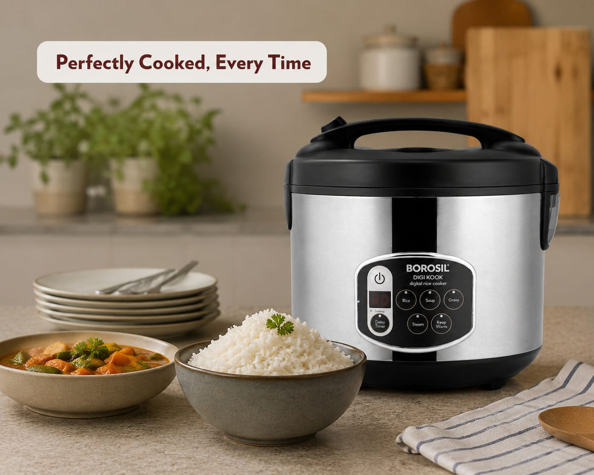 Borosil Digi cook 1.8ltr rice cooker
