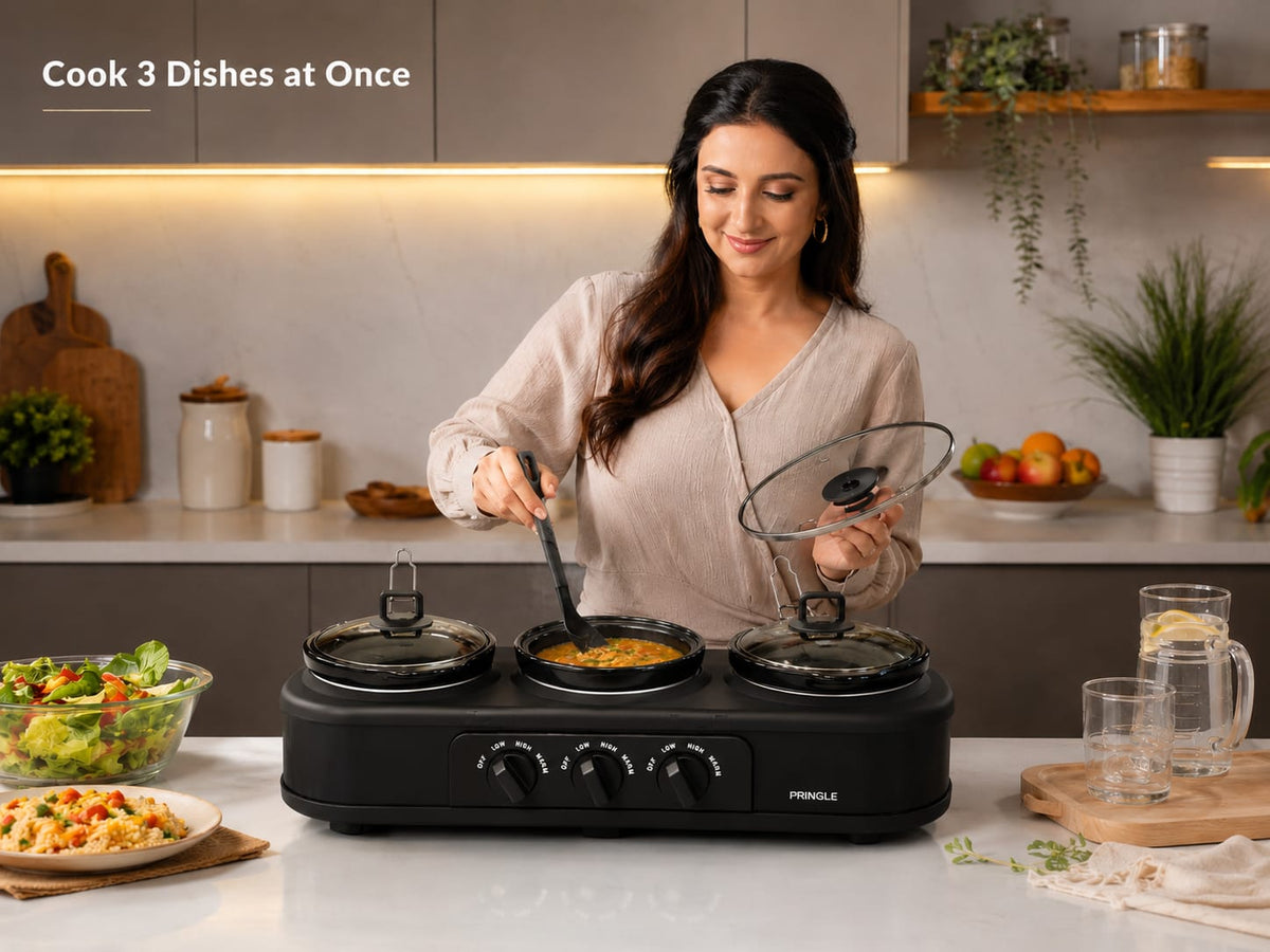 pringle triple slow cooker 1.5ltr fw 1806