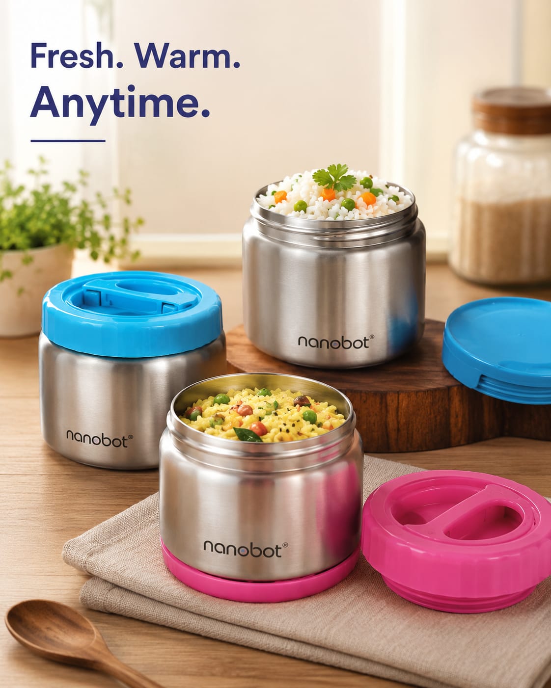 Nanobot Vacuum container