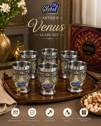 Antique Venus Glass set ( 6pcs )