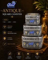 Antique Square Canister