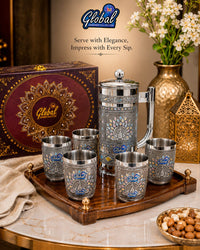 Magic peacock antique lemon set (7pc set)