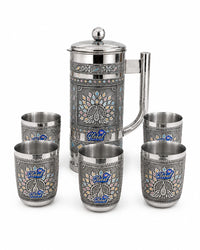 Magic peacock antique lemon set (7pc set)