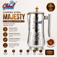 Magesty Leaf Copper steel jug - 1800 ml
