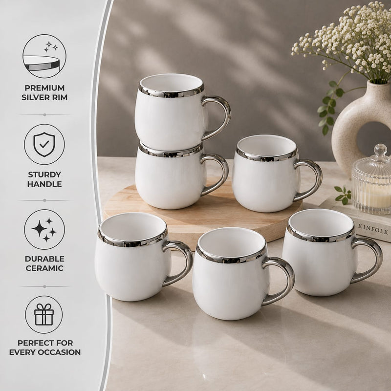 Platinum Pearl Mug Set