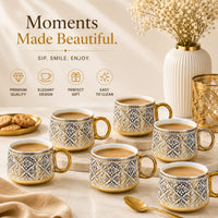Gold oric Bloom mug set