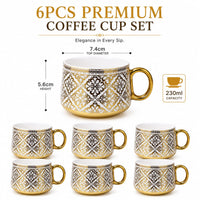 Gold oric Bloom mug set