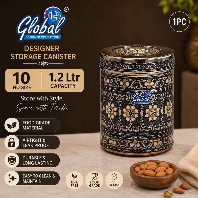 1.2Ltr Full antique storage box