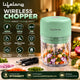 Lifelong Wireless Chopper – 250ml | 30W | USB Rechargeable