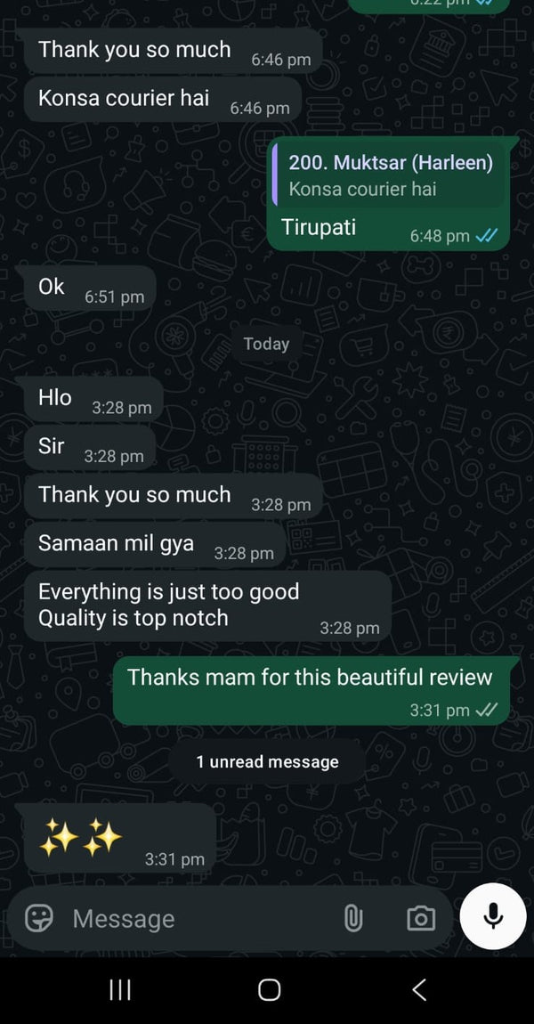 Customer testimonial
