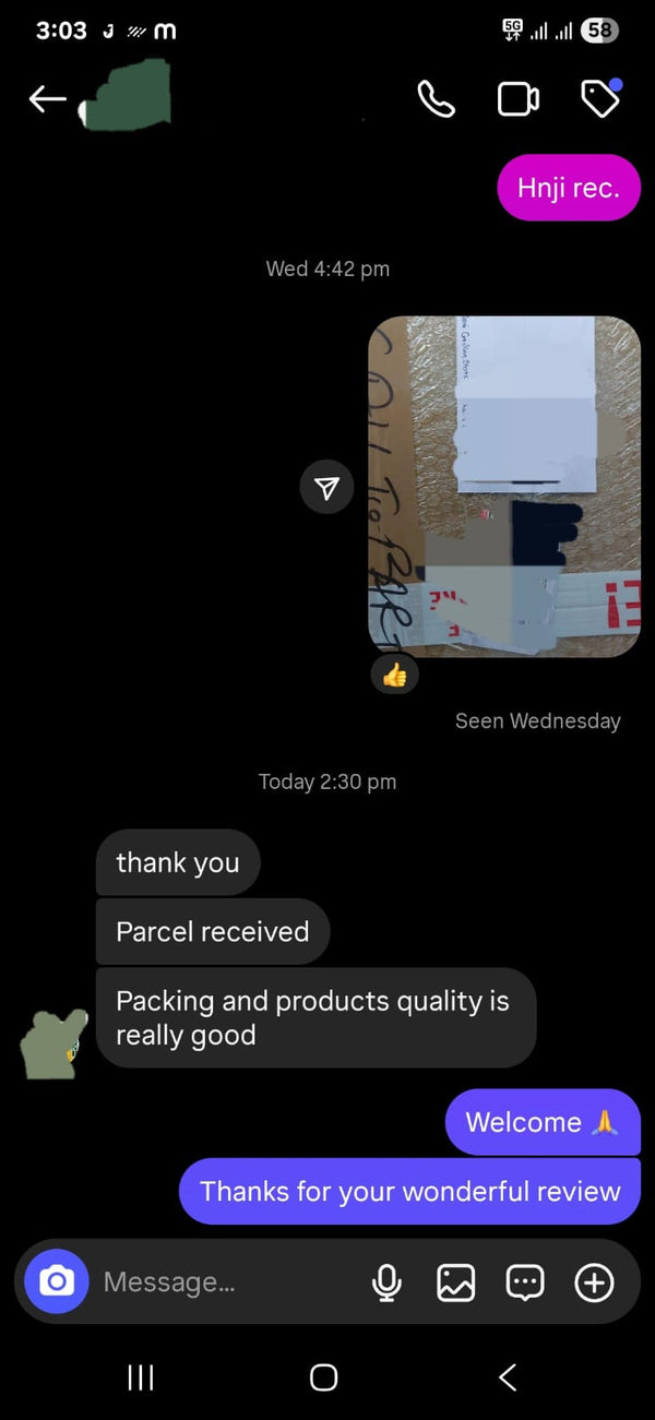 Customer testimonial