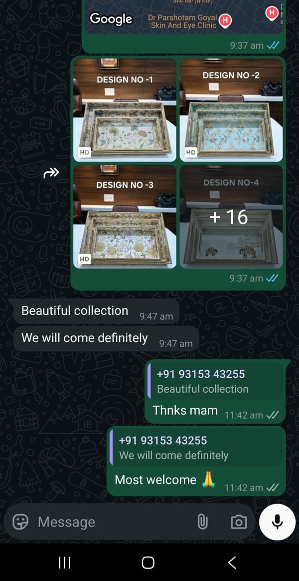 Customer testimonial