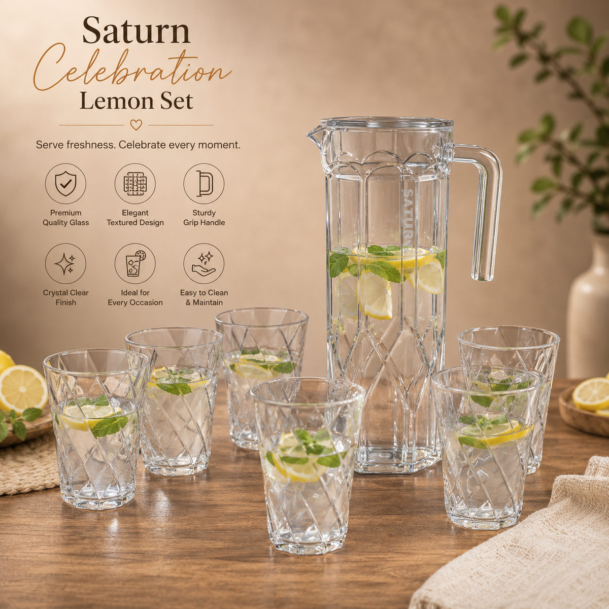 Crystal Majesty Lemon Set