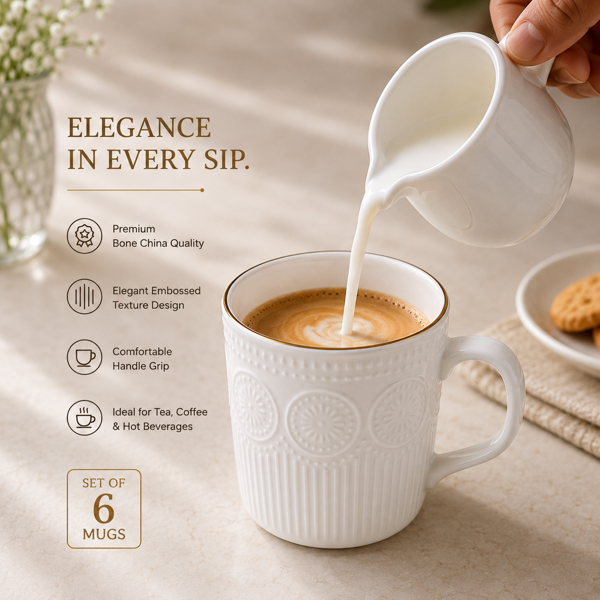 Celeste Ceramic Mug Set