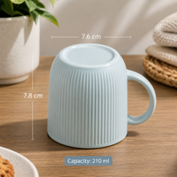 Ceramic Mug 210 ml - pastel blue