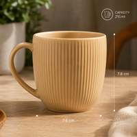 Ceramic Mug 210 ml - matte beige
