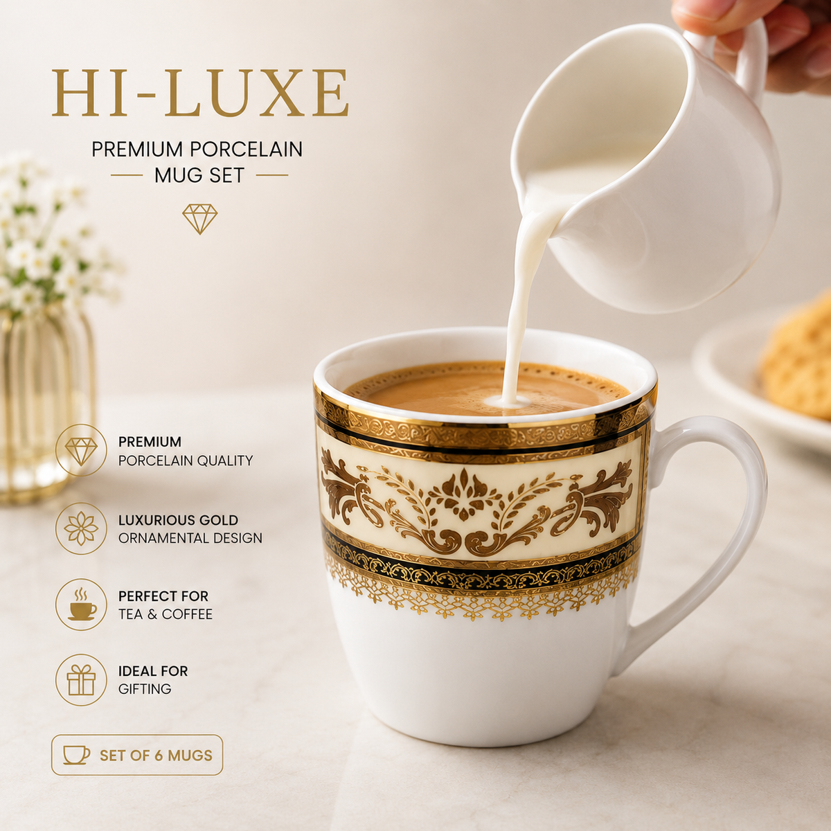 Golden Heritage Mug set