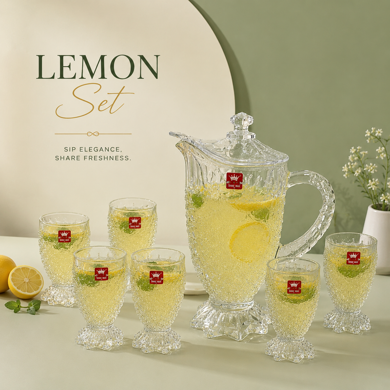 Crystal Pearl Lemon Set