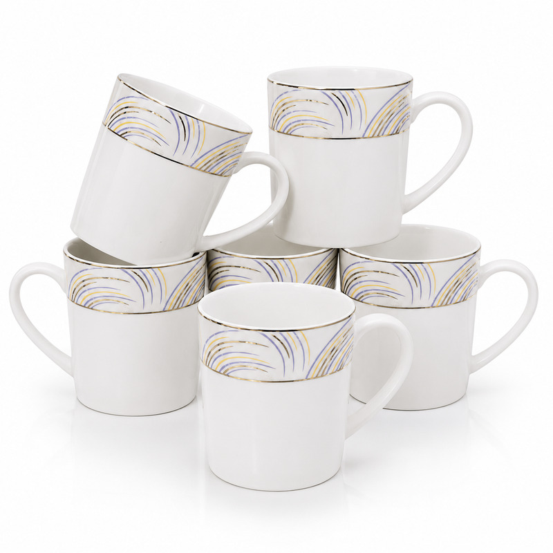 Opaline Gold Mug set