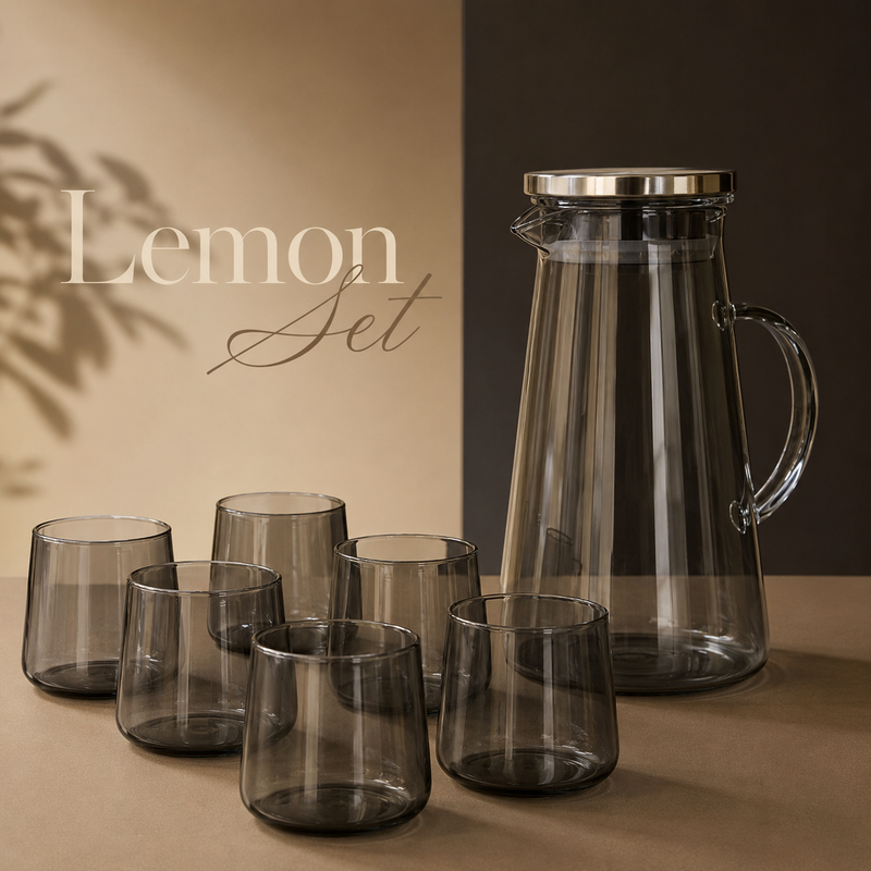 Smoky Quartz Lemon Set