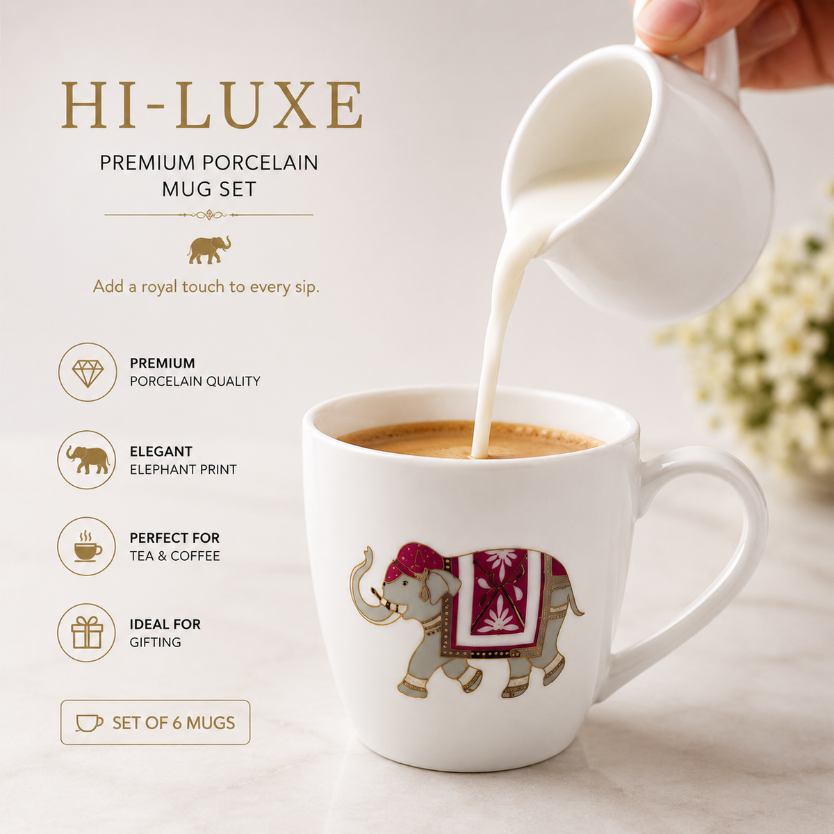 Golden Crystal Tumbler Set