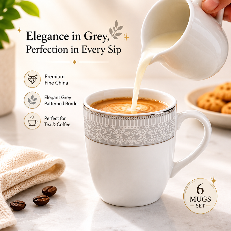 Golden Edge Mug Sets