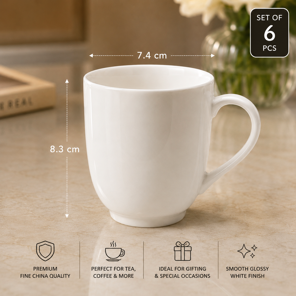 Blanc Everyday Mug Set