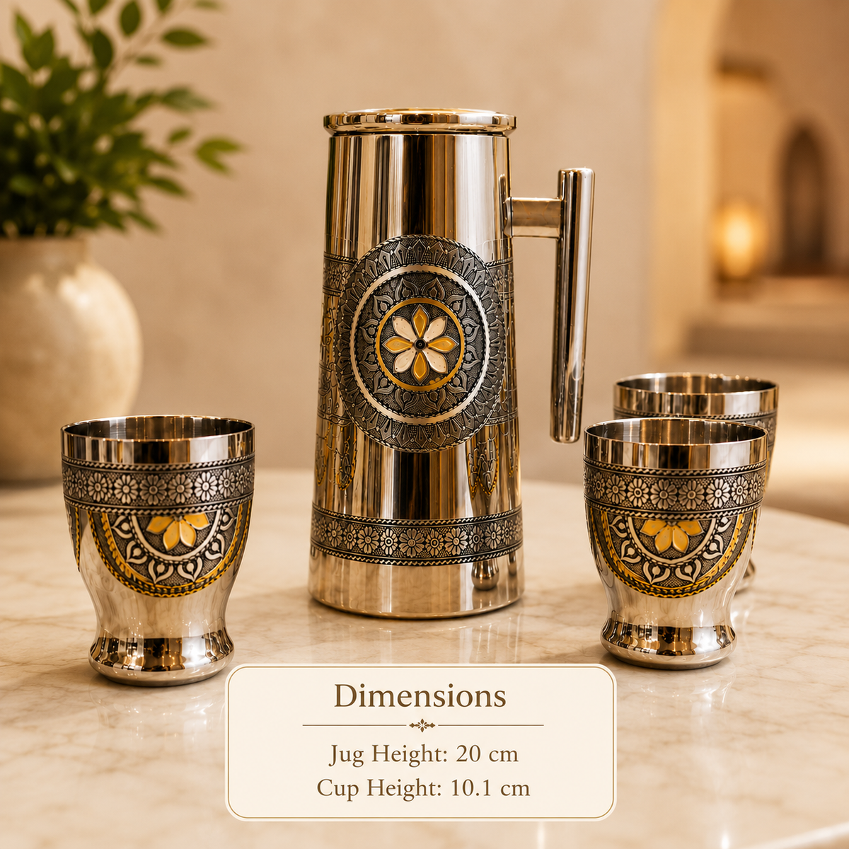 Shahi Mandala Lemon Set
