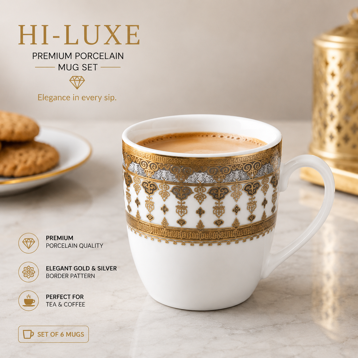 Imperial Gold Mug Set
