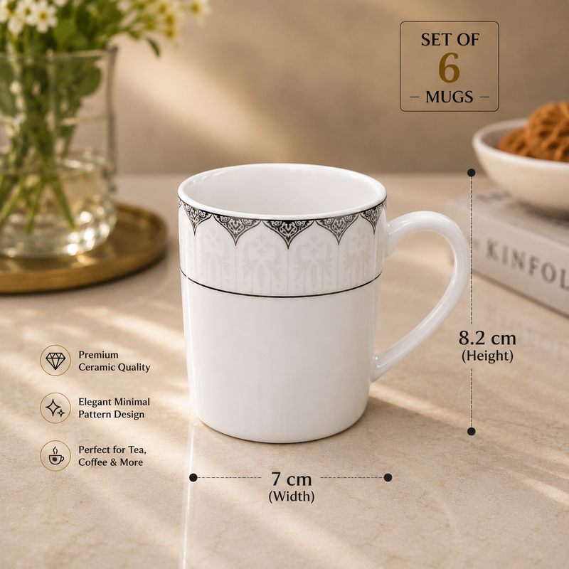 Aria Porcelain Mug set