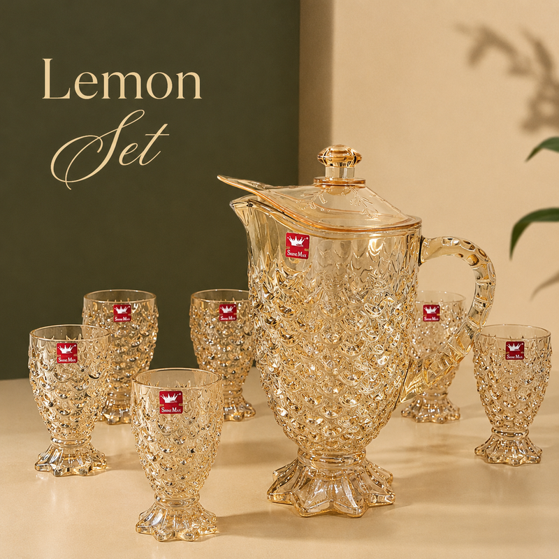 Luxury Golden Crystal Lemon SetT