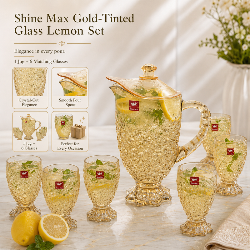Luxury Golden Crystal Lemon SetT