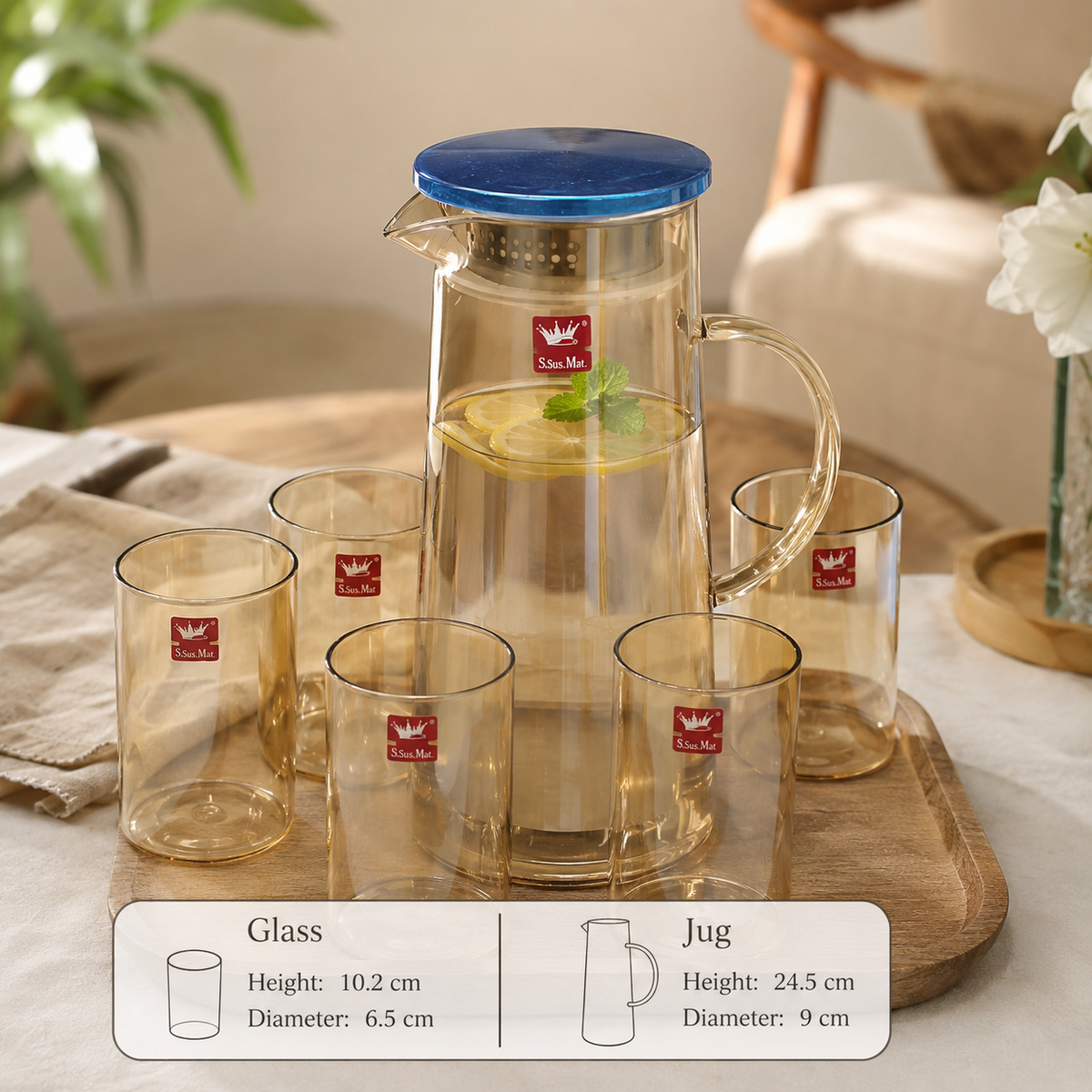 Amber Daily Use Lemon Set