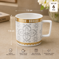 Royal Lace Mug Set - white + full design