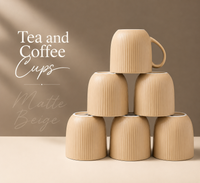Ceramic Mug 210 ml - matte beige