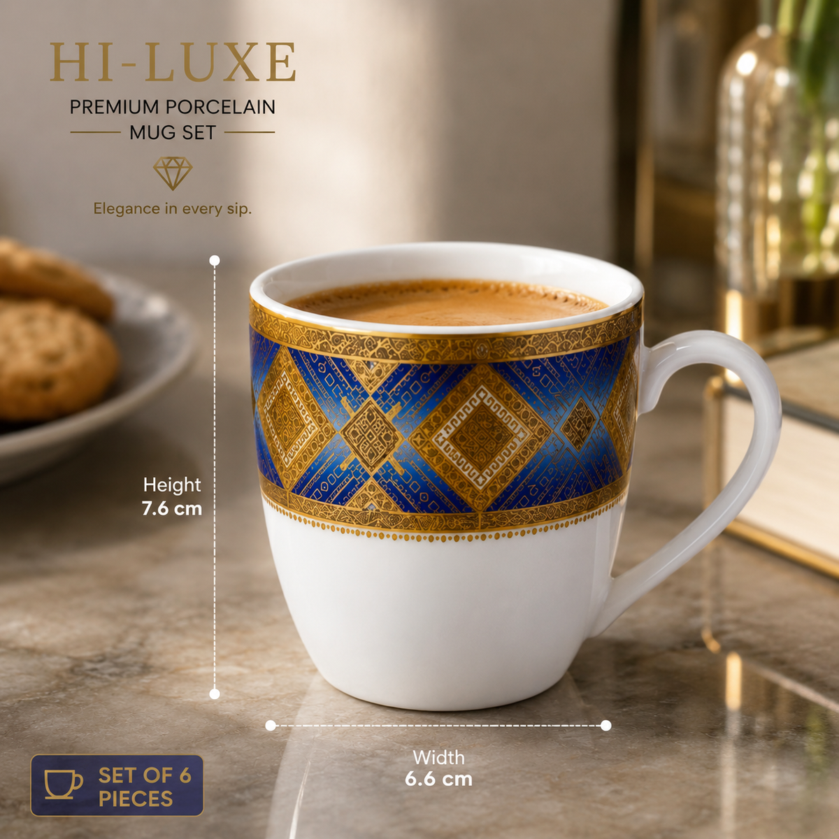 Royal Sapphire Mug Set