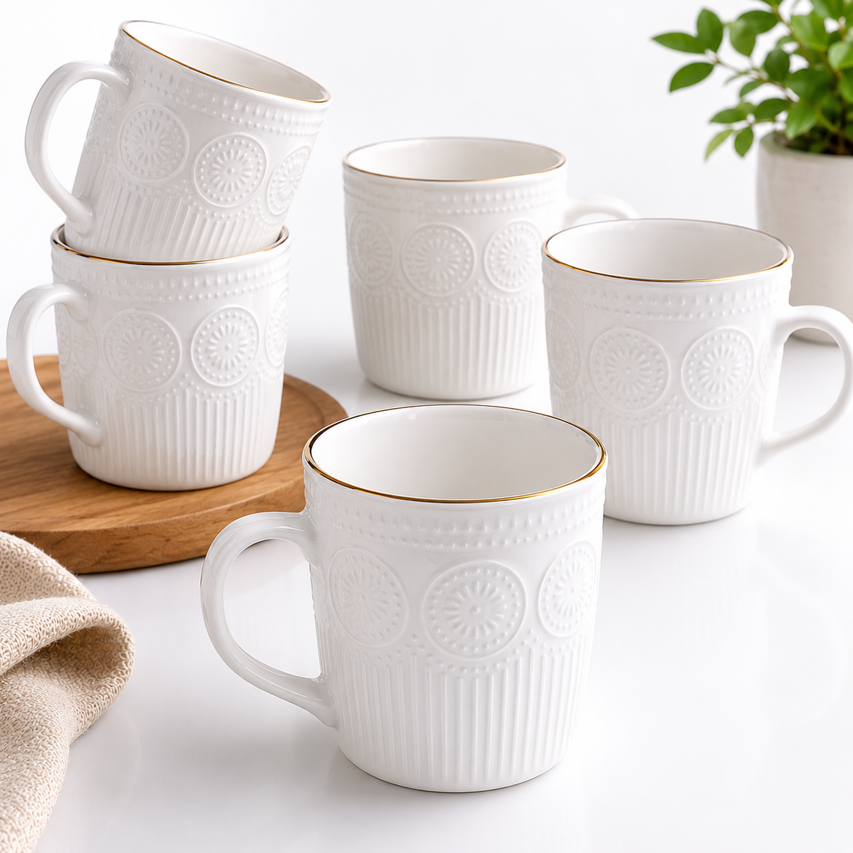 Celeste Ceramic Mug Set