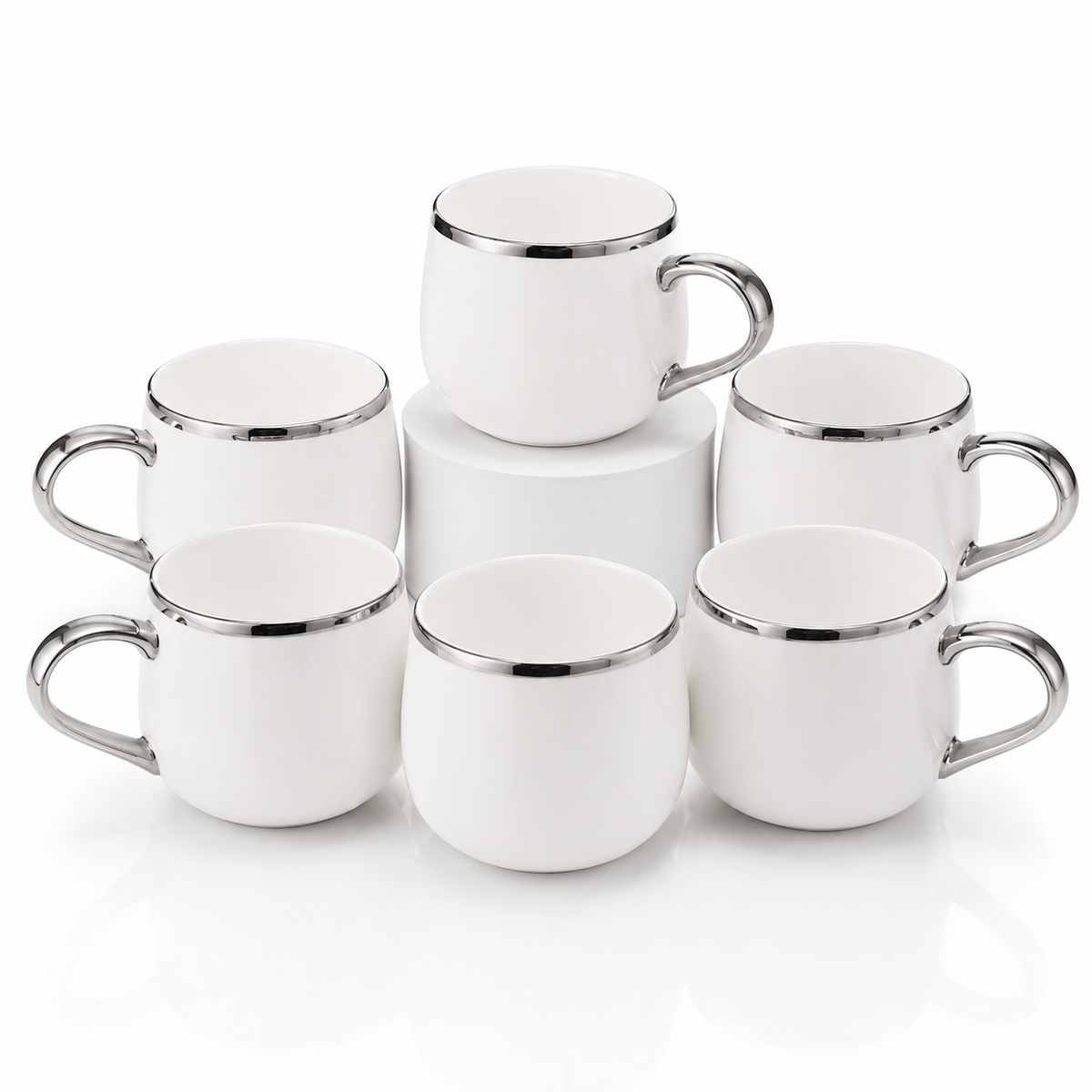 Platinum Pearl Mug Set