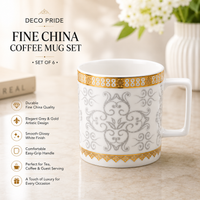 Royal Lace Mug Set - white + full design